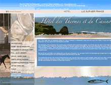 Tablet Screenshot of hotel-restaurant-normandie.org
